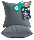 Utopia Bedding 18x18 Pillow Inserts, Set of 2, White – Indoor Decorative Throw Pillows for Bed, Sofa & Couch – Soft, Supportive & Fluffy Cushion Inserts
