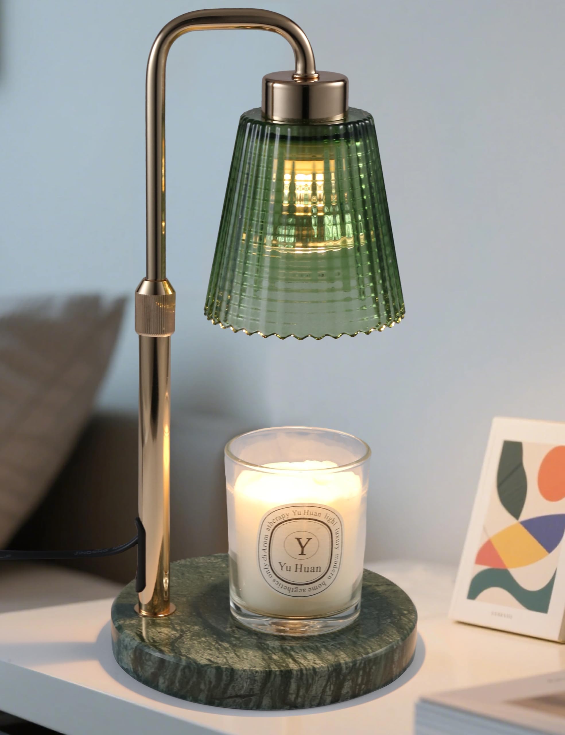 GODONLIF Candle Warmer Lamp with Cycle Timer, Birthday Gifts for Women Mom Her, House Warming Gifts New Home Room Decor, Wax Melt Warmer for Jar Candles with 2 Bulbs