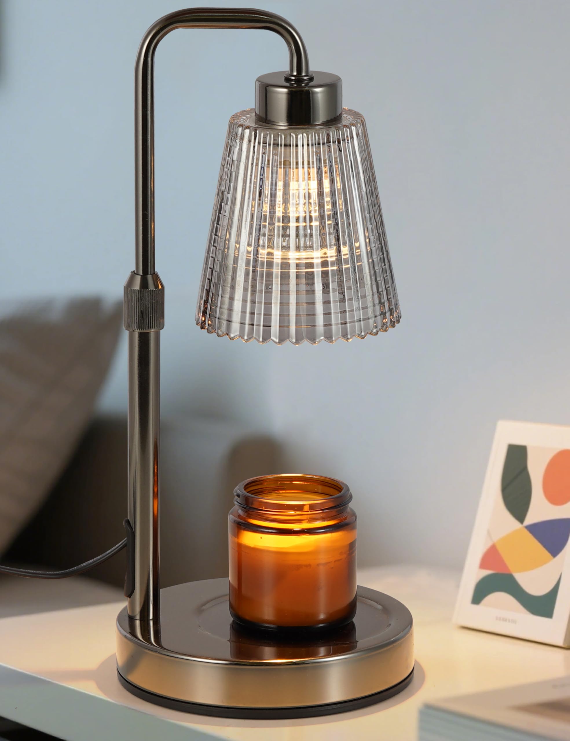 GODONLIF Candle Warmer Lamp with Cycle Timer, Birthday Gifts for Women Mom Her, House Warming Gifts New Home Room Decor, Wax Melt Warmer for Jar Candles with 2 Bulbs