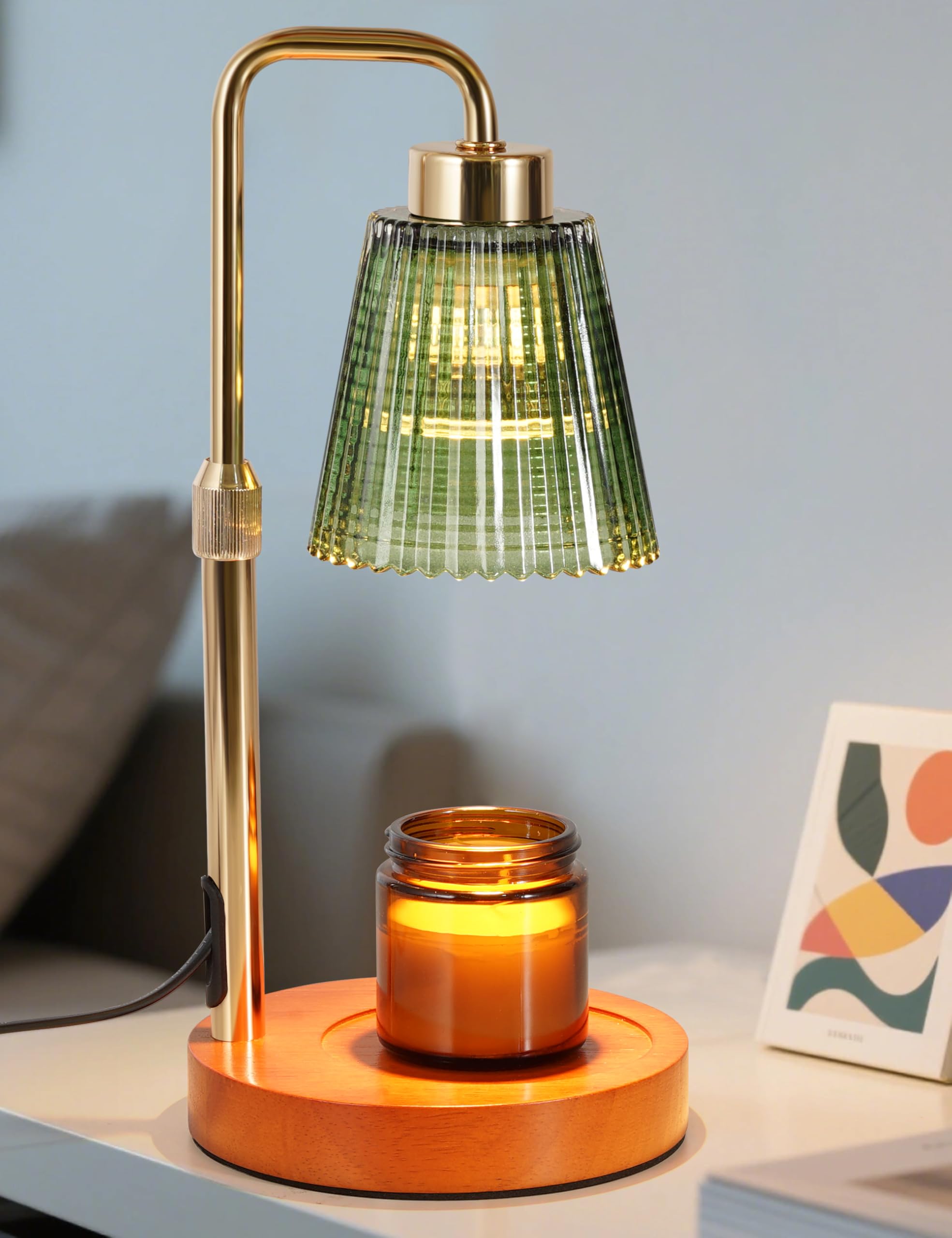 GODONLIF Candle Warmer Lamp with Cycle Timer, Birthday Gifts for Women Mom Her, House Warming Gifts New Home Room Decor, Wax Melt Warmer for Jar Candles with 2 Bulbs
