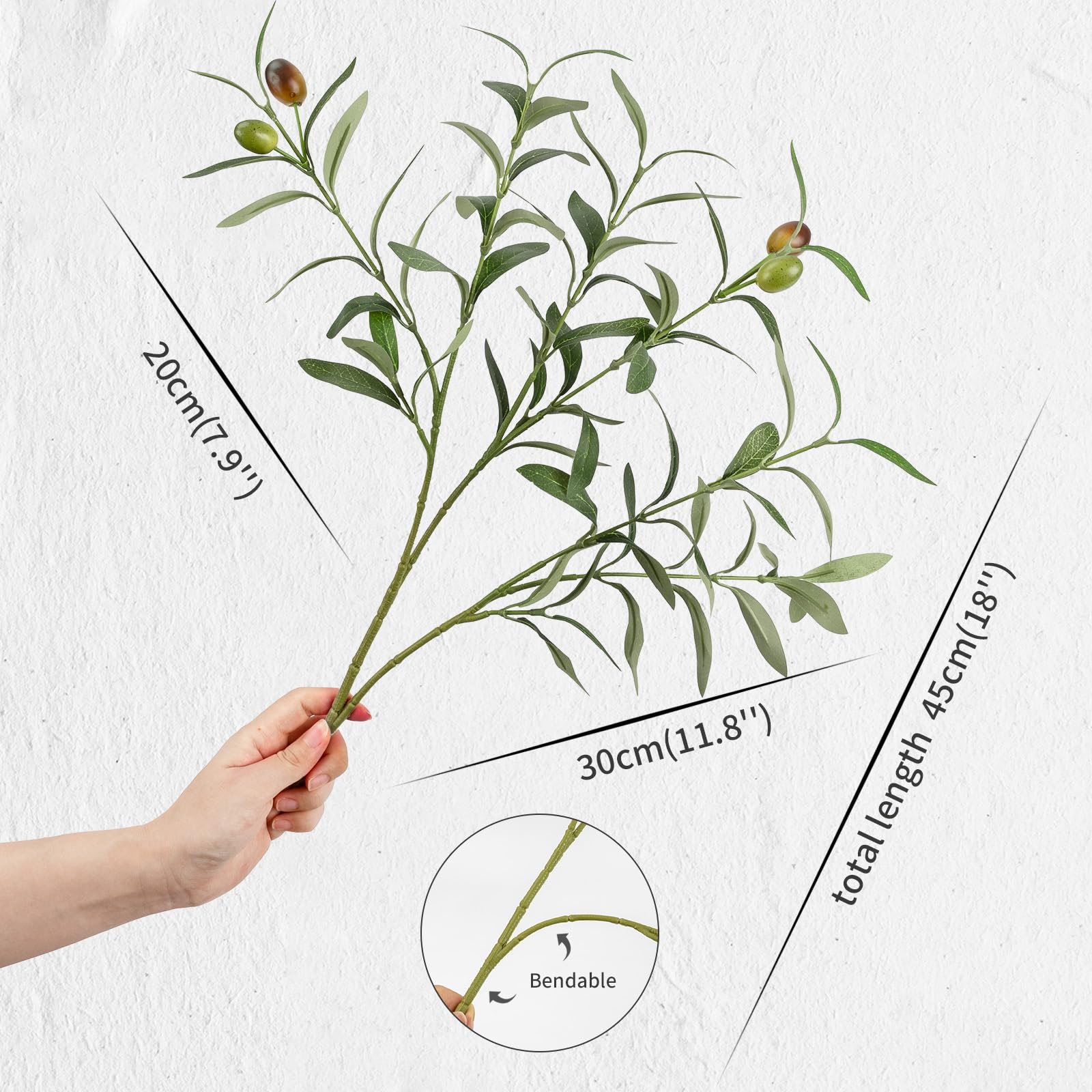 6FT Artificial Olive Tree - Indoor Tall Faux Olive Trees with Planter&Basket, Large Fake Olive Silk Tree Realistic Olive Plants with Branches and Fruits for Home Decor Office Living Room