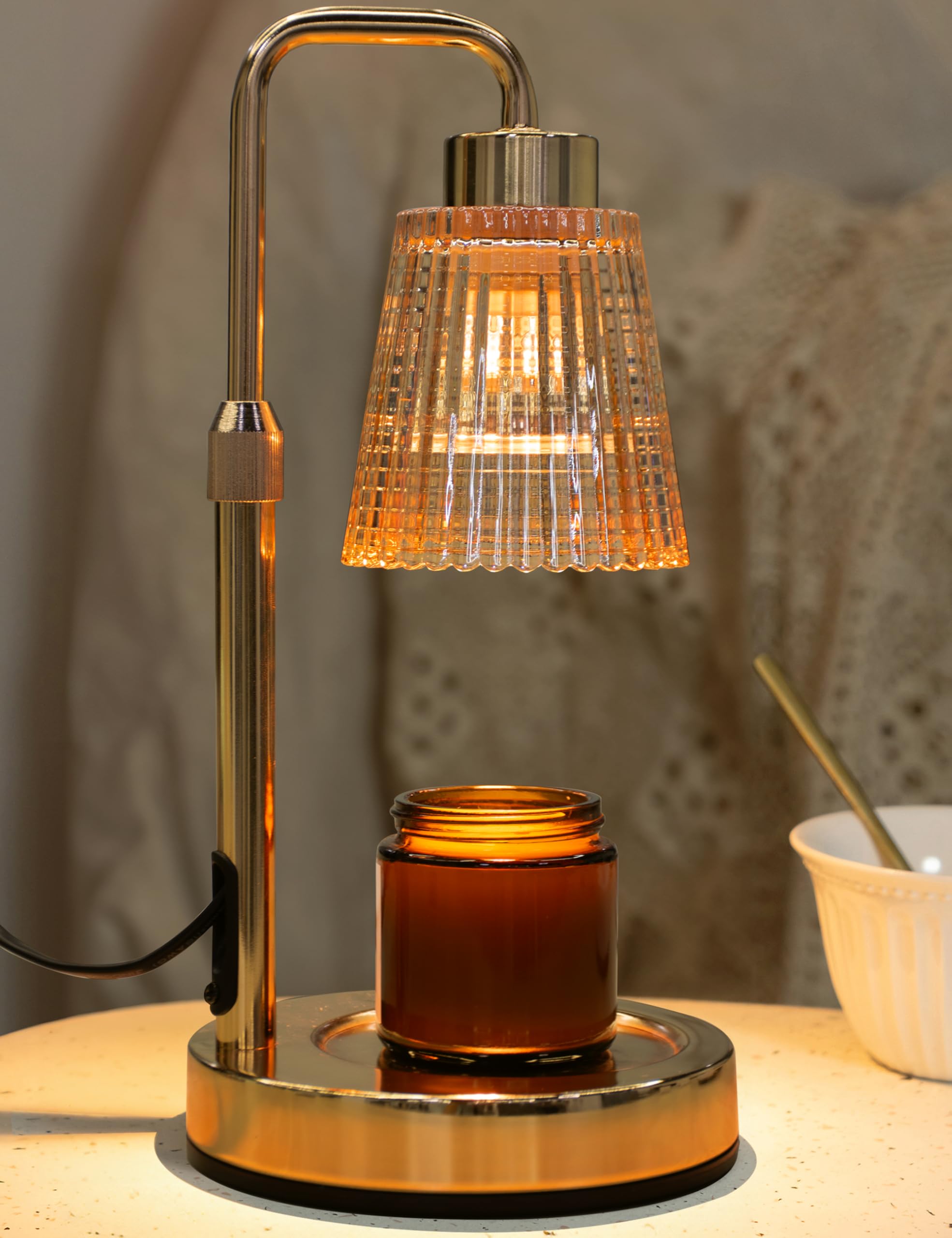 GODONLIF Candle Warmer Lamp with Cycle Timer, Birthday Gifts for Women Mom Her, House Warming Gifts New Home Room Decor, Wax Melt Warmer for Jar Candles with 2 Bulbs