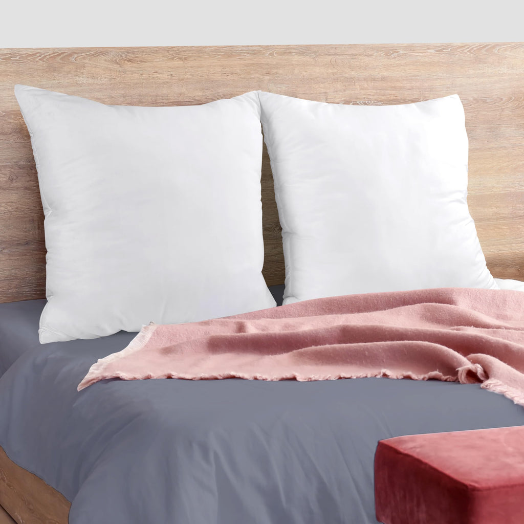 Utopia Bedding 18x18 Pillow Inserts, Set of 2, White – Indoor Decorative Throw Pillows for Bed, Sofa & Couch – Soft, Supportive & Fluffy Cushion Inserts