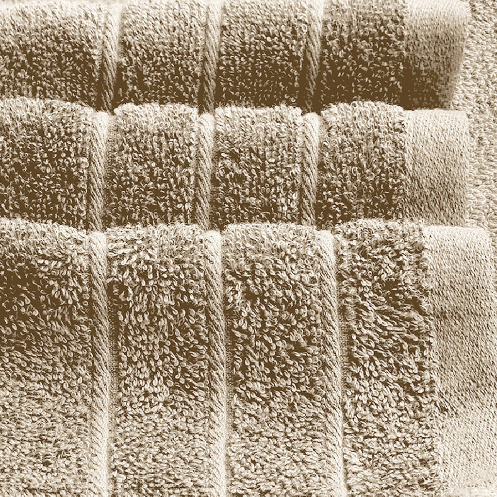 Tens Towels Pack of 8 Towels Set, 2 Extra Large Bath, 2 Hand, 4 Washcloths, 100% Cotton, Lighter Weight, Quicker to Dry, Super Absorbent, Perfect for Bathroom, Dark Grey