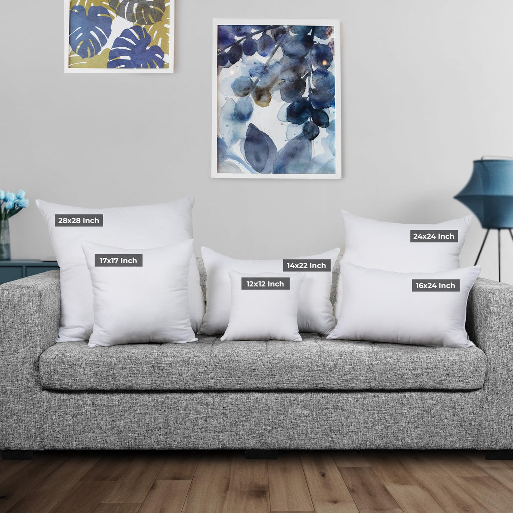 Utopia Bedding 18x18 Pillow Inserts, Set of 2, White – Indoor Decorative Throw Pillows for Bed, Sofa & Couch – Soft, Supportive & Fluffy Cushion Inserts