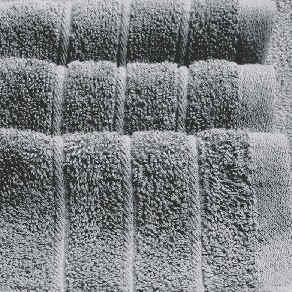 Tens Towels Pack of 8 Towels Set, 2 Extra Large Bath, 2 Hand, 4 Washcloths, 100% Cotton, Lighter Weight, Quicker to Dry, Super Absorbent, Perfect for Bathroom, Dark Grey