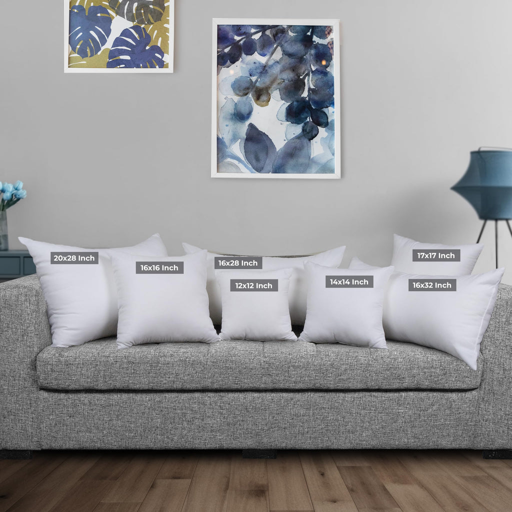 Utopia Bedding 18x18 Pillow Inserts, Set of 2, White – Indoor Decorative Throw Pillows for Bed, Sofa & Couch – Soft, Supportive & Fluffy Cushion Inserts